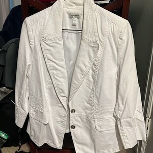 DRESS BARN WHITE JACKET